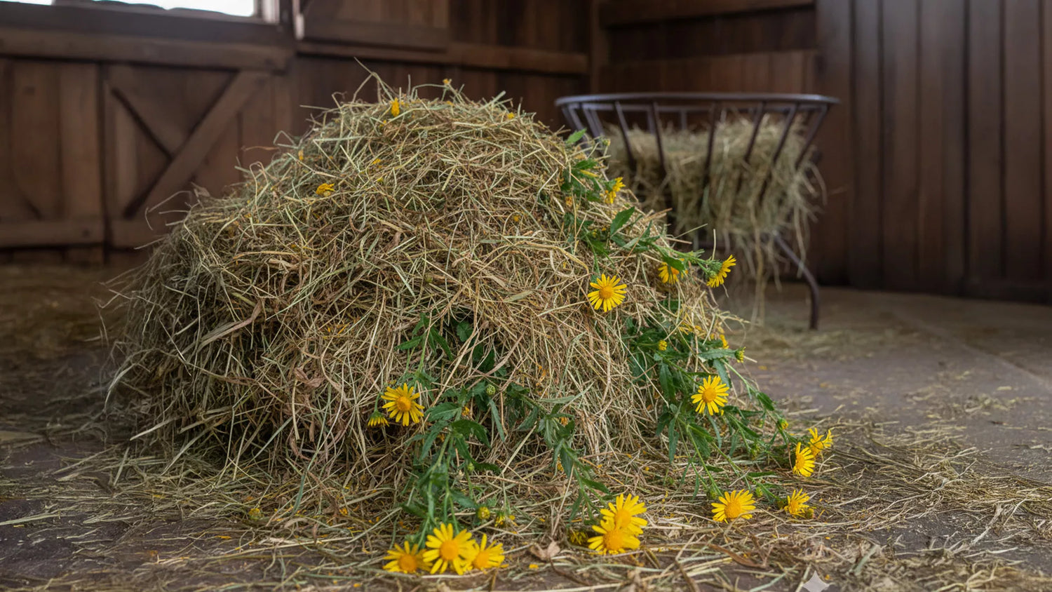Jakobskreuzkraut im Heu erkennen: So schützt du deine Pferde vor der giftigen Pflanze