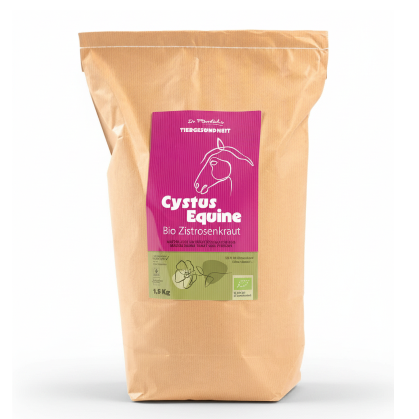 Cystus Equine - Bio Zistrosenkraut für Pferde - 100% Cistus incanus