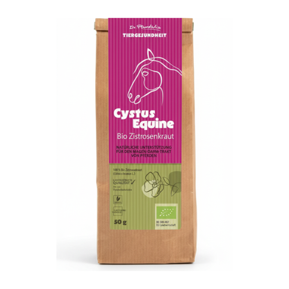 Cystus Equine® - Bio Zistrosenkraut für Pferde - 100% Cistus incanus